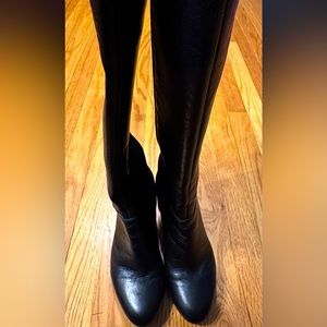 Clarks Artisan Knee High Black Boots Size 7M